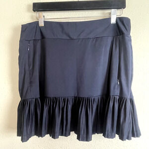 Tail Skort Navy Blue Lining Skort Skirt Size L Pleated‎ Hem